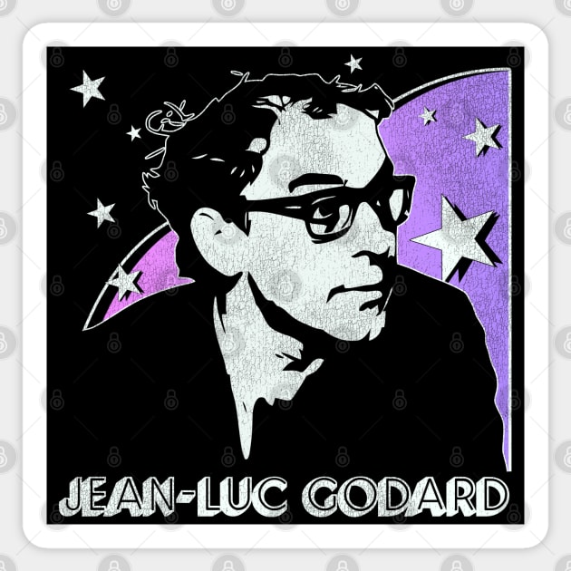 Jean-Luc Godard Sticker by darklordpug